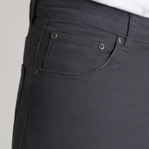 American Tall – Size 28/36 Iron Grey –Carman TAPERED Fit Five Pocket Mens Pants - Picture 3 of 10